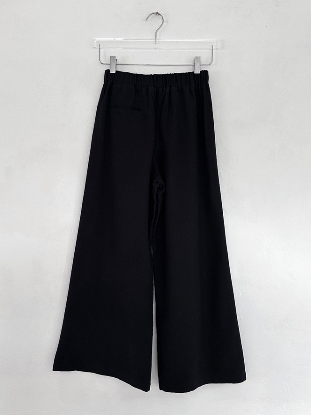 Black Crane wide leg pant trouser cotton wool blend la garconne totokaelo S - Picture 5 of 12
